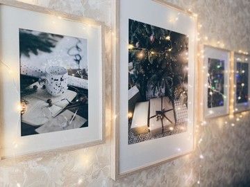 Новогодняя картина с УФ-печатью в Уфе — оформление интерьера к Новому году от 500 ₽/м²
